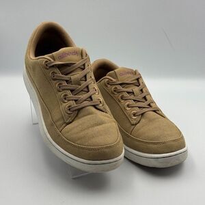 Allbirds Canvas Pacers Tan Beige Casual Sneakers Women's Size 9 Brown Shoes